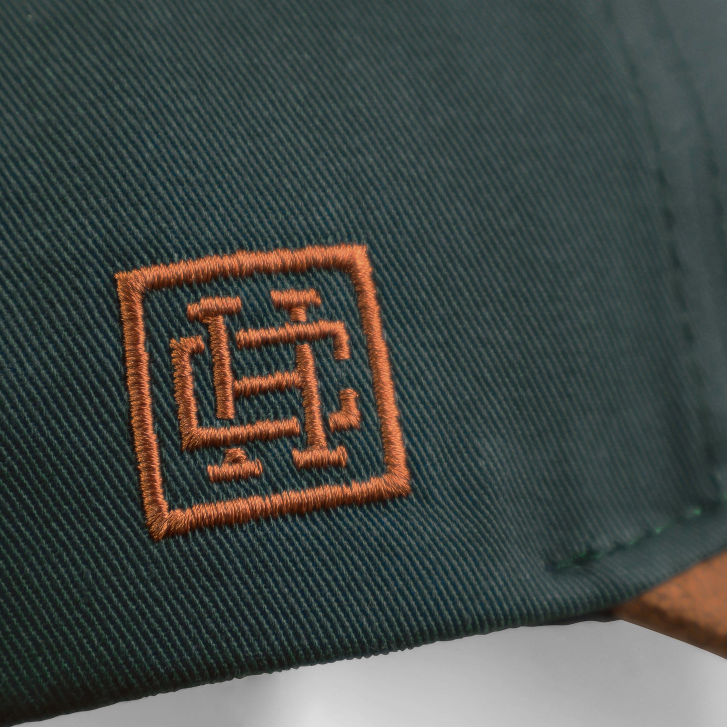 Homie Orange Urban Letters Suede BLT Cap - Verde