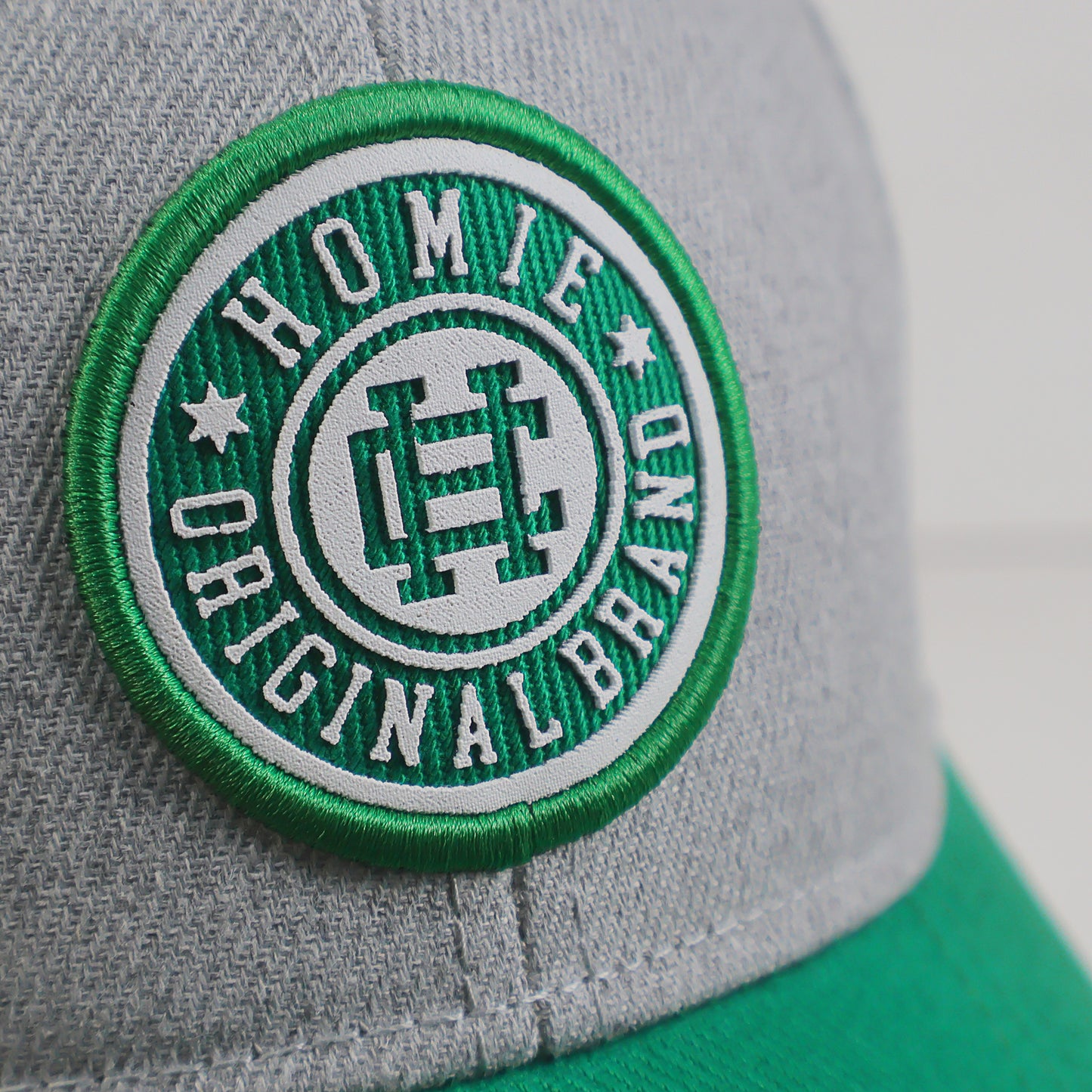 Homie Original Brand Cap - Plomo Vis Verde