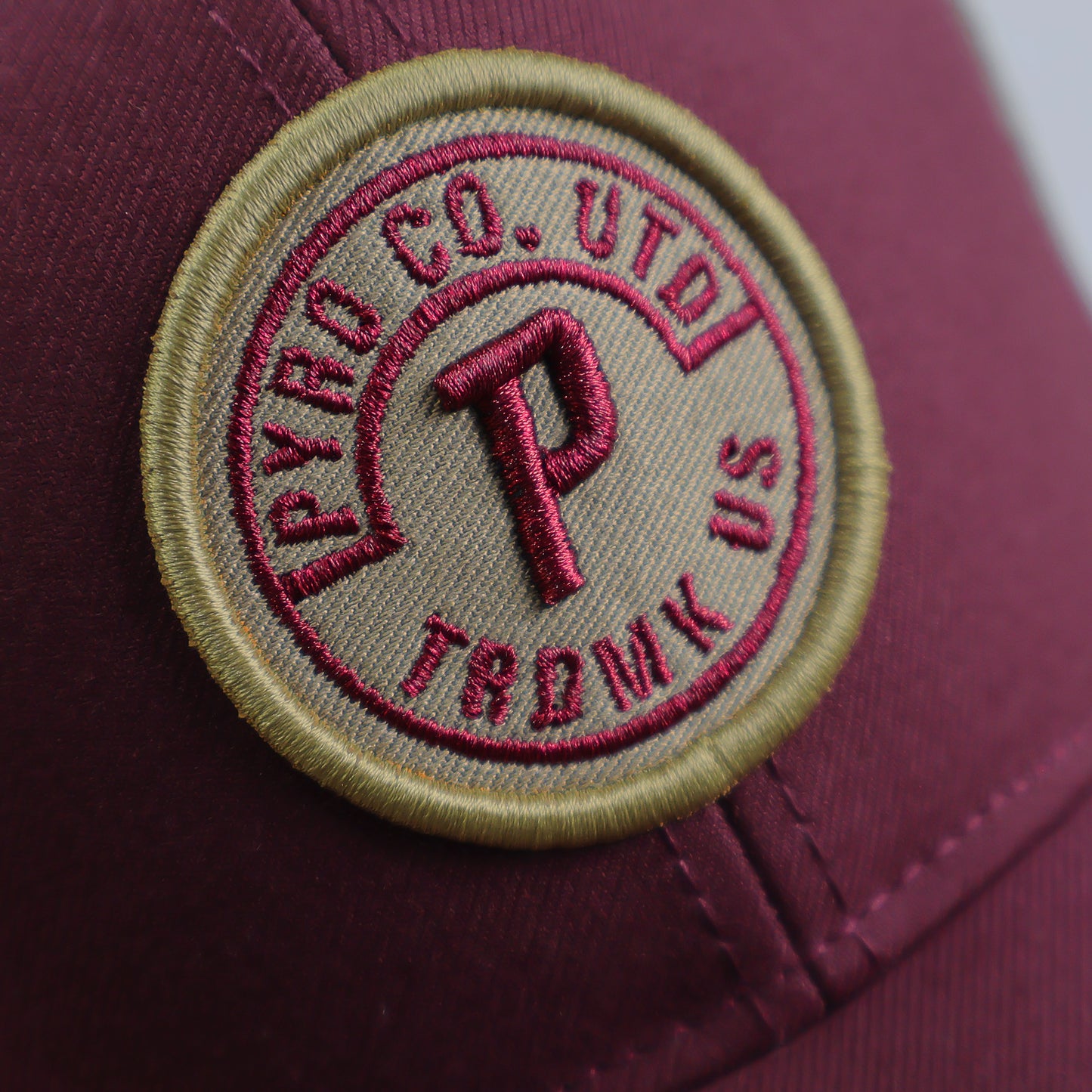 Pyro Co. UTD Trucker Cap - Guinda