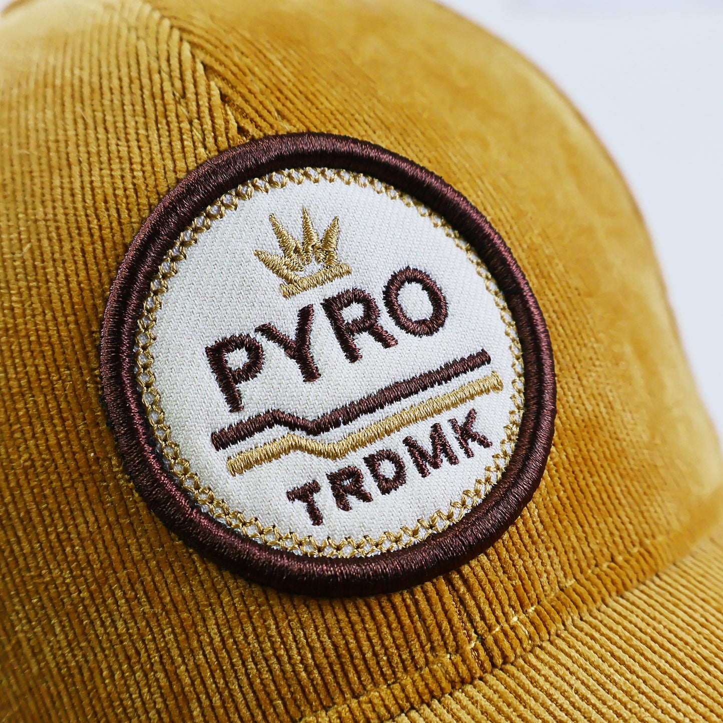 Pyro Trdmk Cord Cap - Mostaza