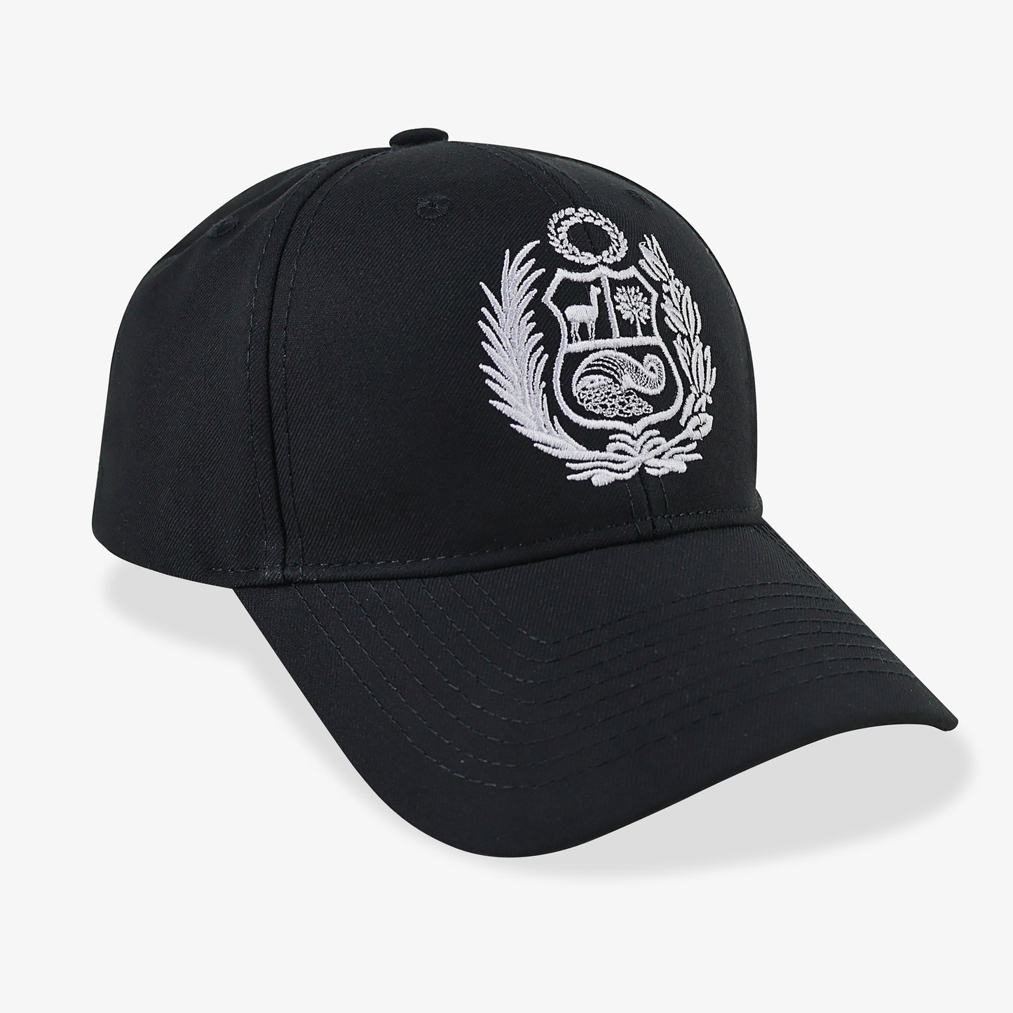 Escudo Cap - Negro Bord Blanco