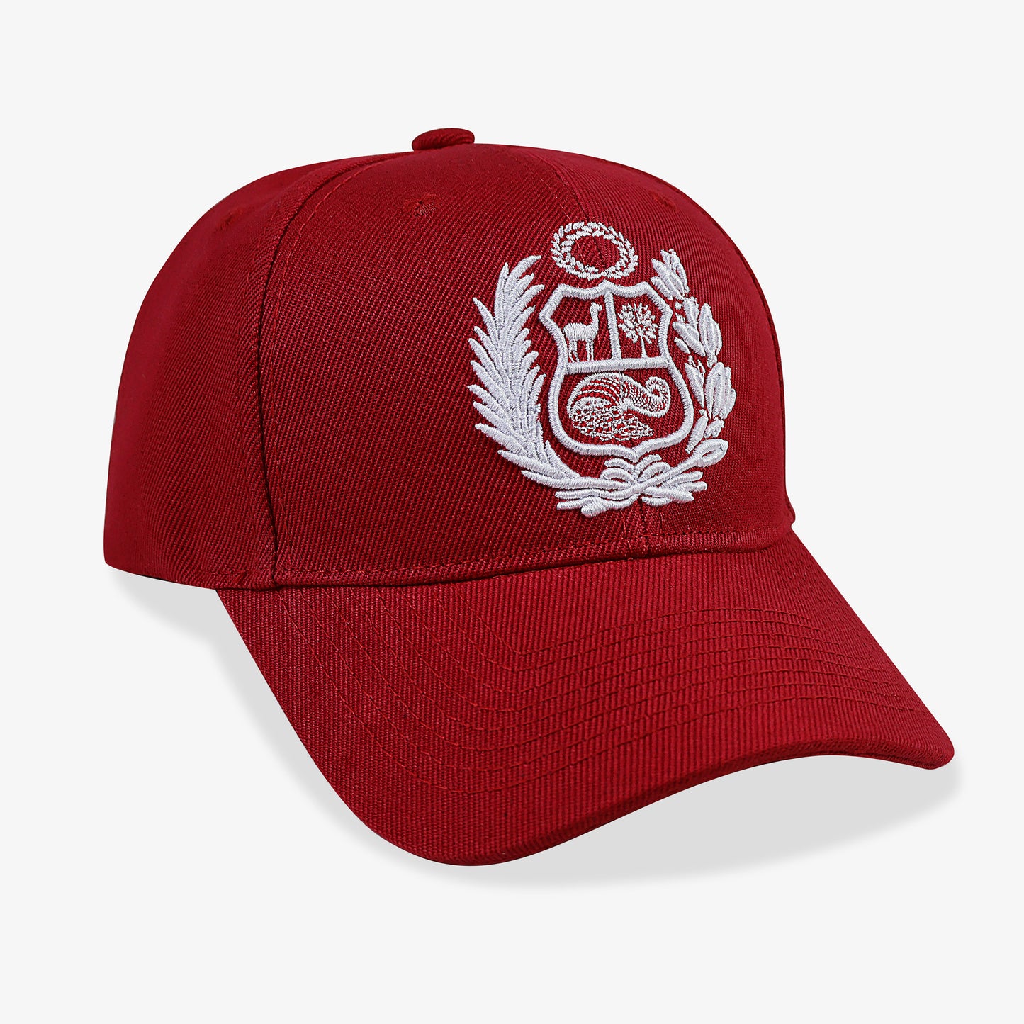 Escudo Cap - Rojo Bord Blanco