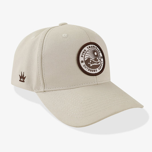 Brownlined Sun and Mountains Pyro Cap
