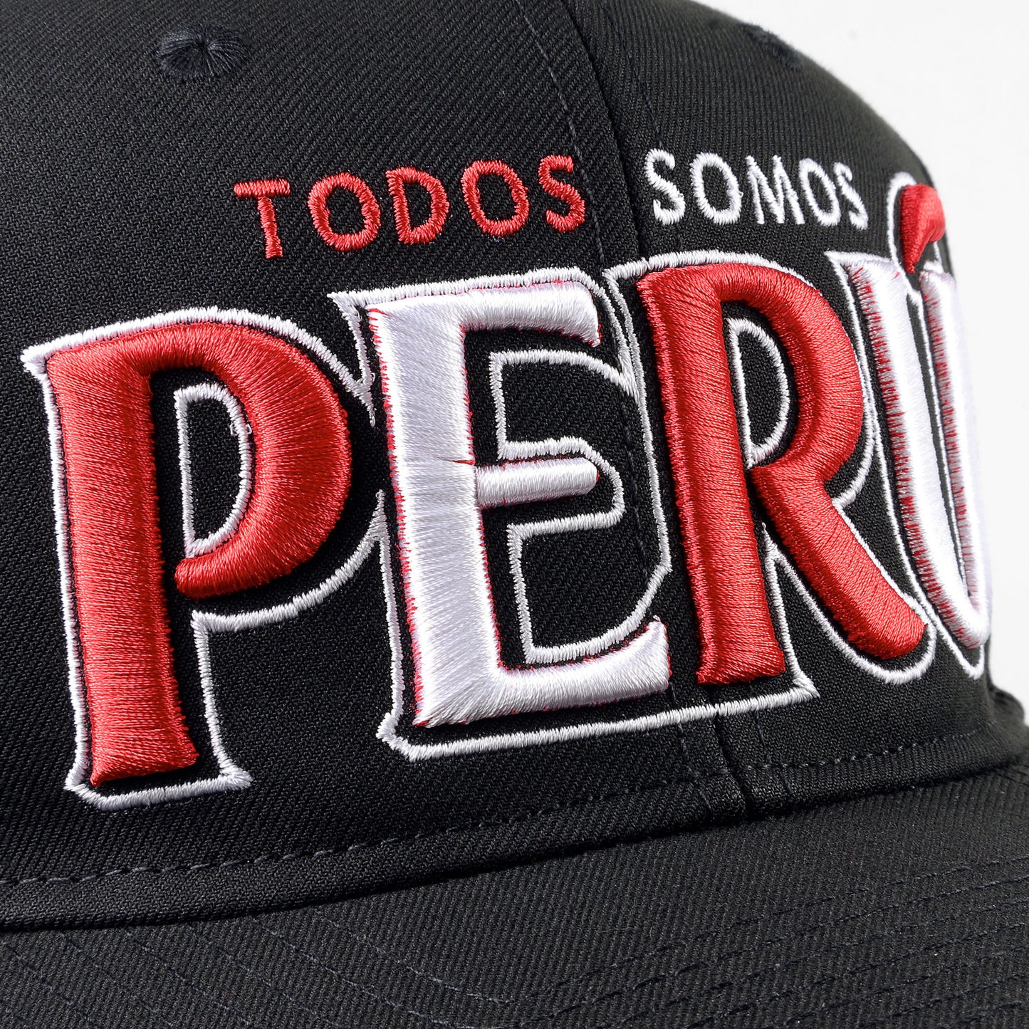 Todos Somos Perú Flat Grld Cap - Negro