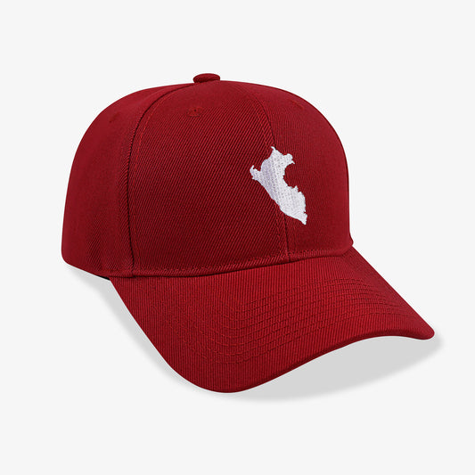Perú White Map Cap