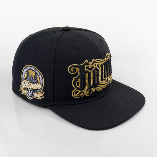 Urban Tatt Homie Flat Cap - Negro