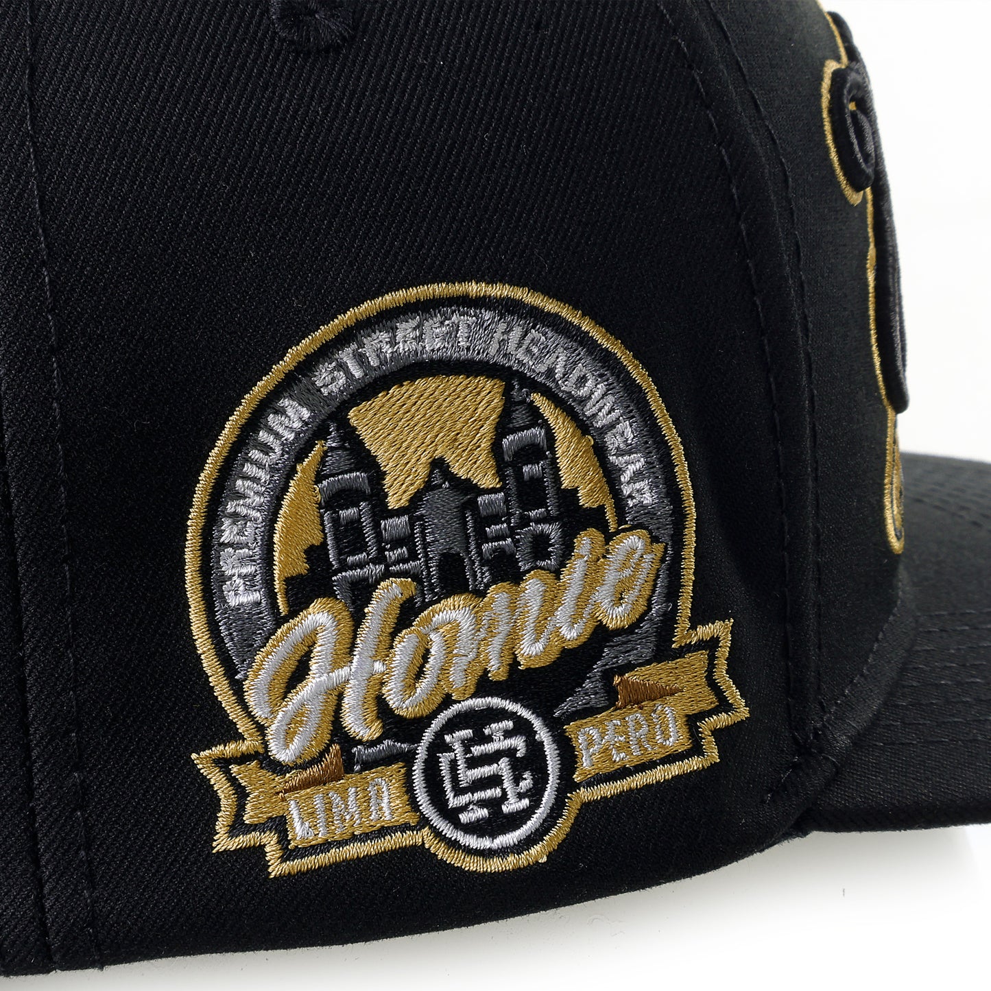 Urban Tatt Homie Flat Cap - Negro