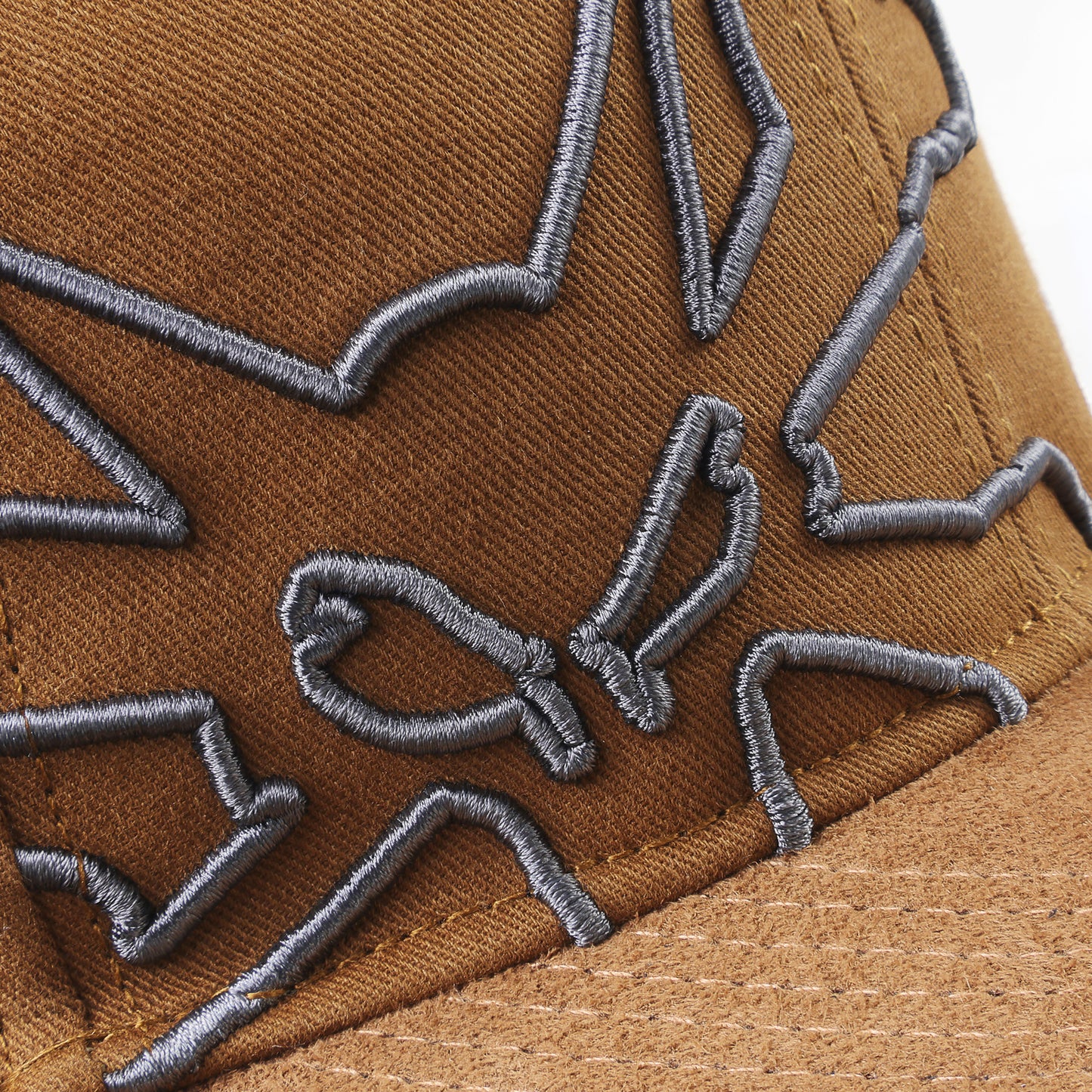Bones Grey Bord Flat Cap - Camel