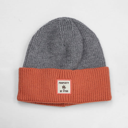 Pyro Property Tck Beanie - Gris/Naranja