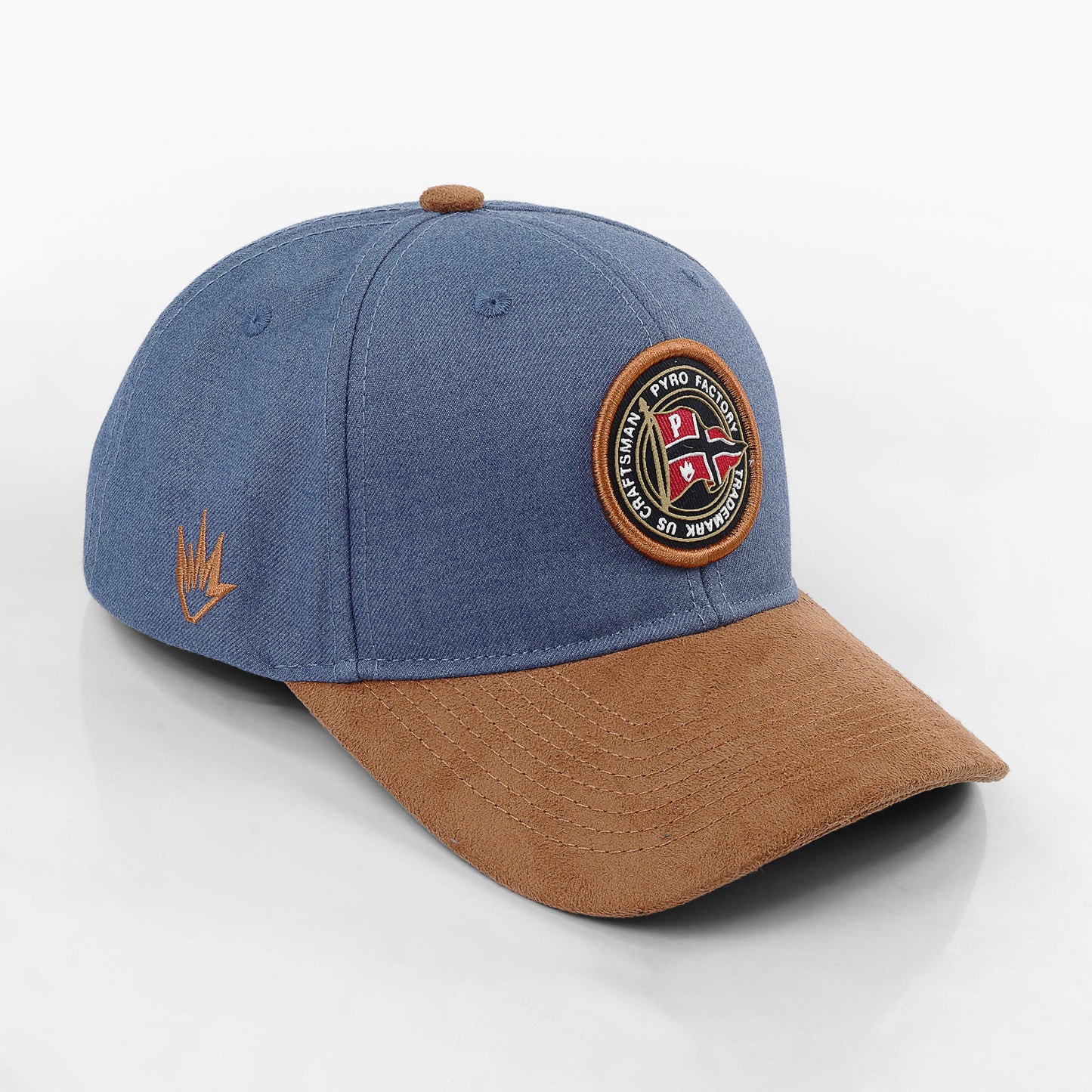 Pyro Factory Flag Cap - Azul Vis Marrón