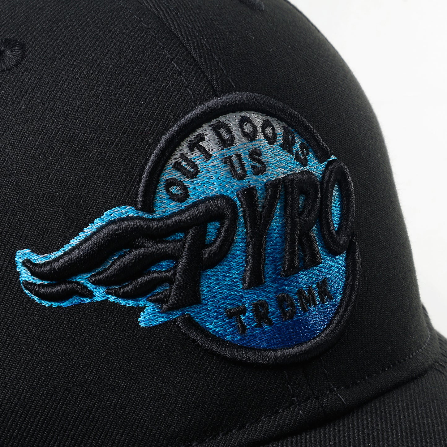 Fire Racer Pyro Trdmk Cap - Negro Bord Azul