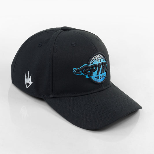 Fire Racer Pyro Trdmk Cap - Negro Bord Azul
