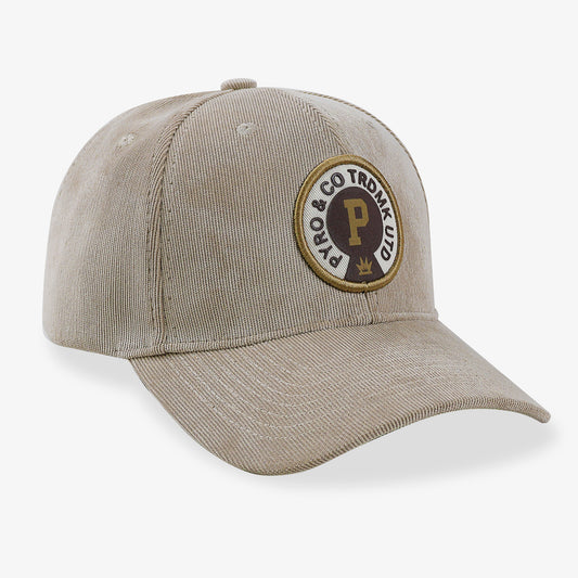 P Logo Pyro Co TRDMK Cord Cap - Beige