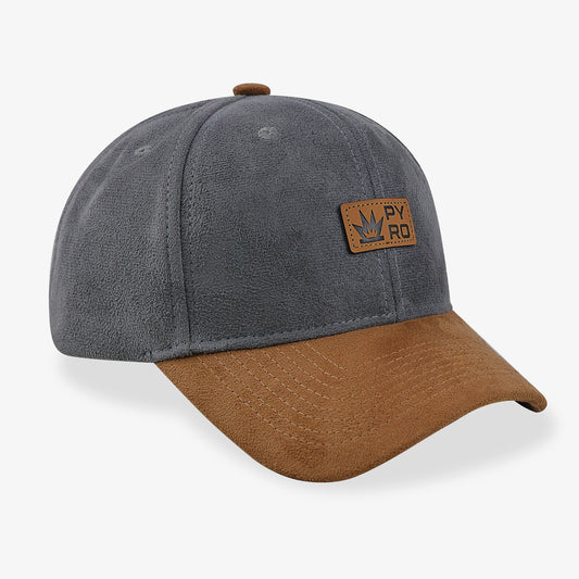 Classic Suede Pyro Cap - Gris Vis Marrón