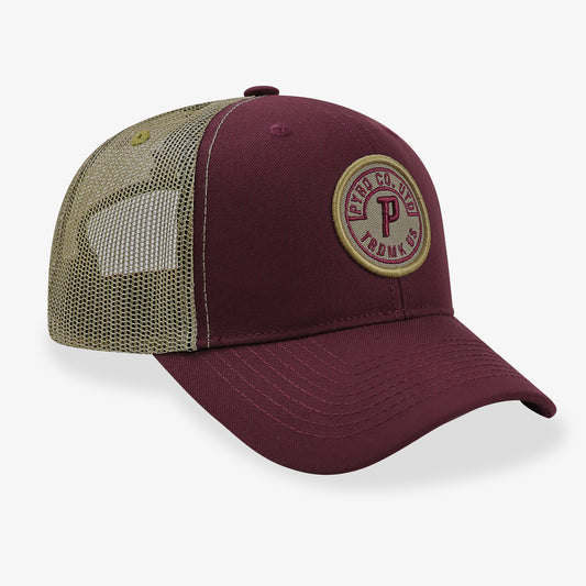Pyro Co. UTD Trucker Cap - Guinda